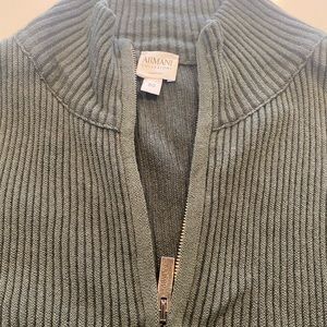 Armani Collezioni Zip Up Sweater